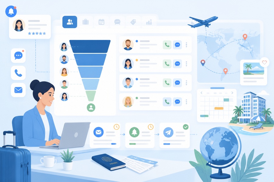 Битрикс24 CRM  для турагентства: Как перестать терять заявки и деньги?