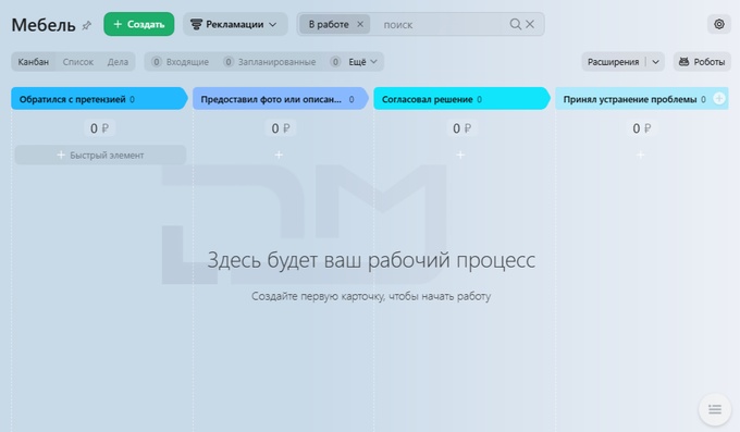 воронка рекламаций